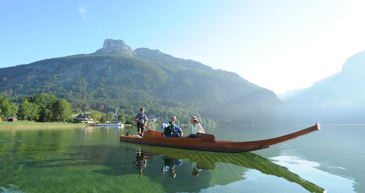Plättenfahrt am Altauseer See.